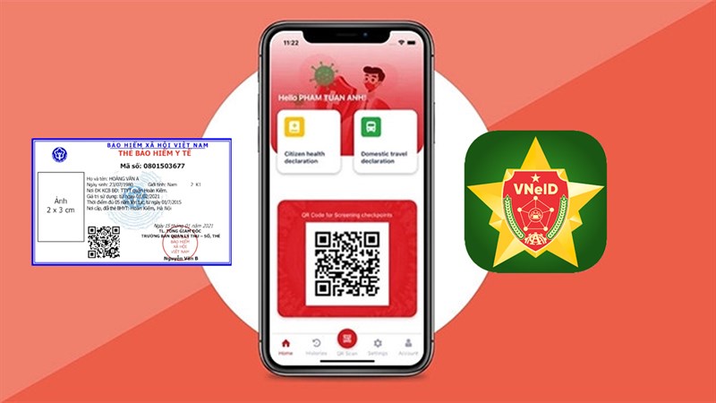 C&aacute;ch t&iacute;ch hợp thẻ BHYT v&agrave;o VNeID