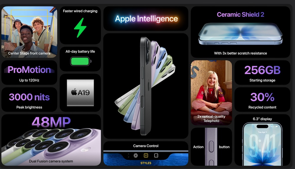 Cấu h&igrave;nh iPhone 17 (Tech-specs)