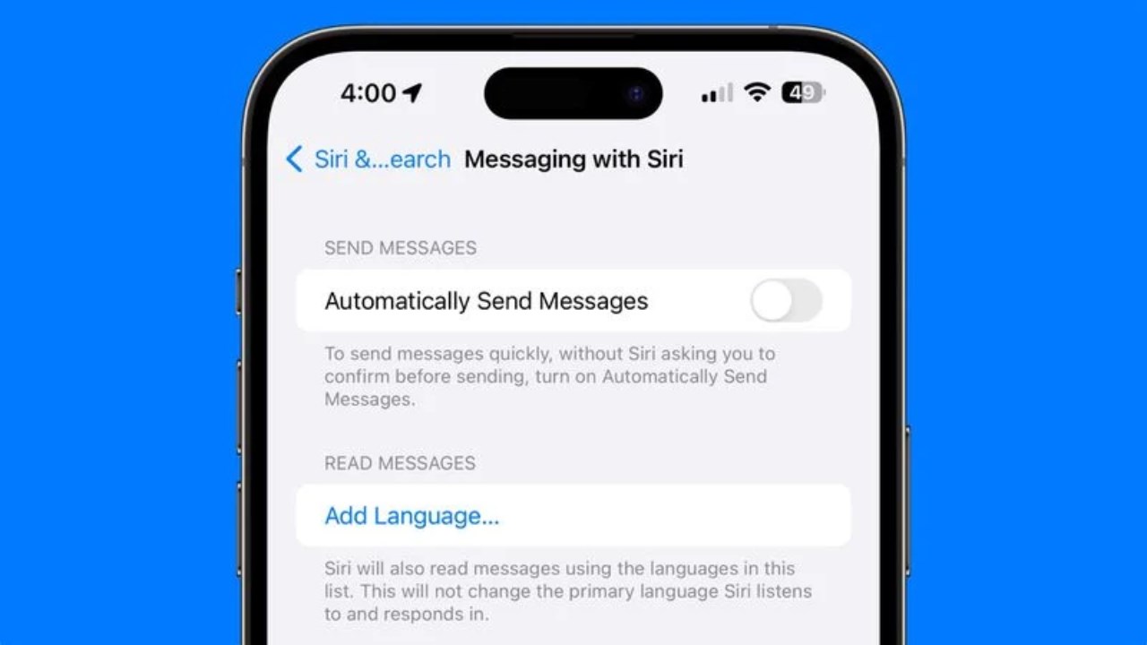 Siri Tìm kiếm được đổi tên thành Nhắn tin với Siri Siri Tìm kiếm được đổi tên thành Nhắn tin với Siri