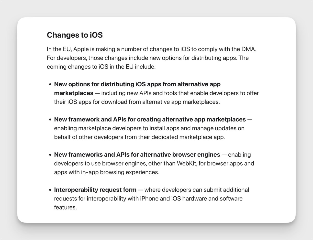 Thay đổi quan trọng về việc cài ứng dụng trên iOS 17.4 Thay đổi quan trọng về việc cài ứng dụng trên iOS 17.4