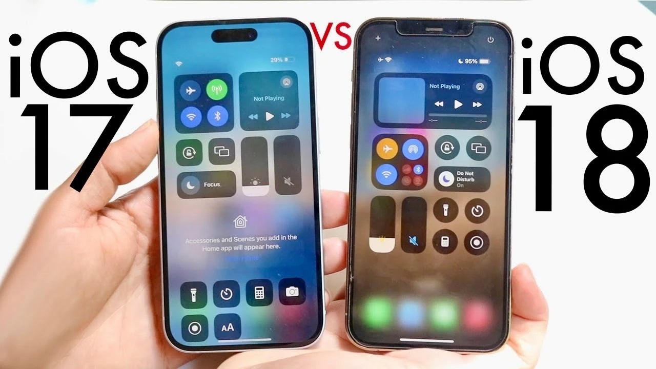 iOS 17 vs iOS 18 iOS 17 vs iOS 18