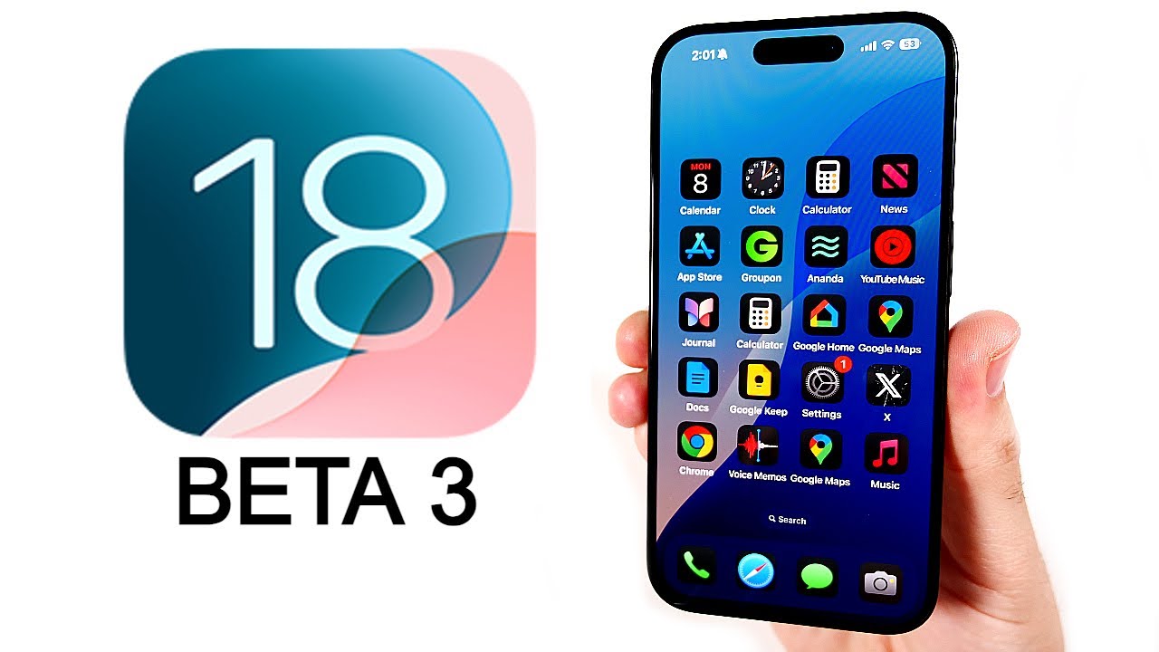 iOS 18 beta 3 iOS 18 beta 3