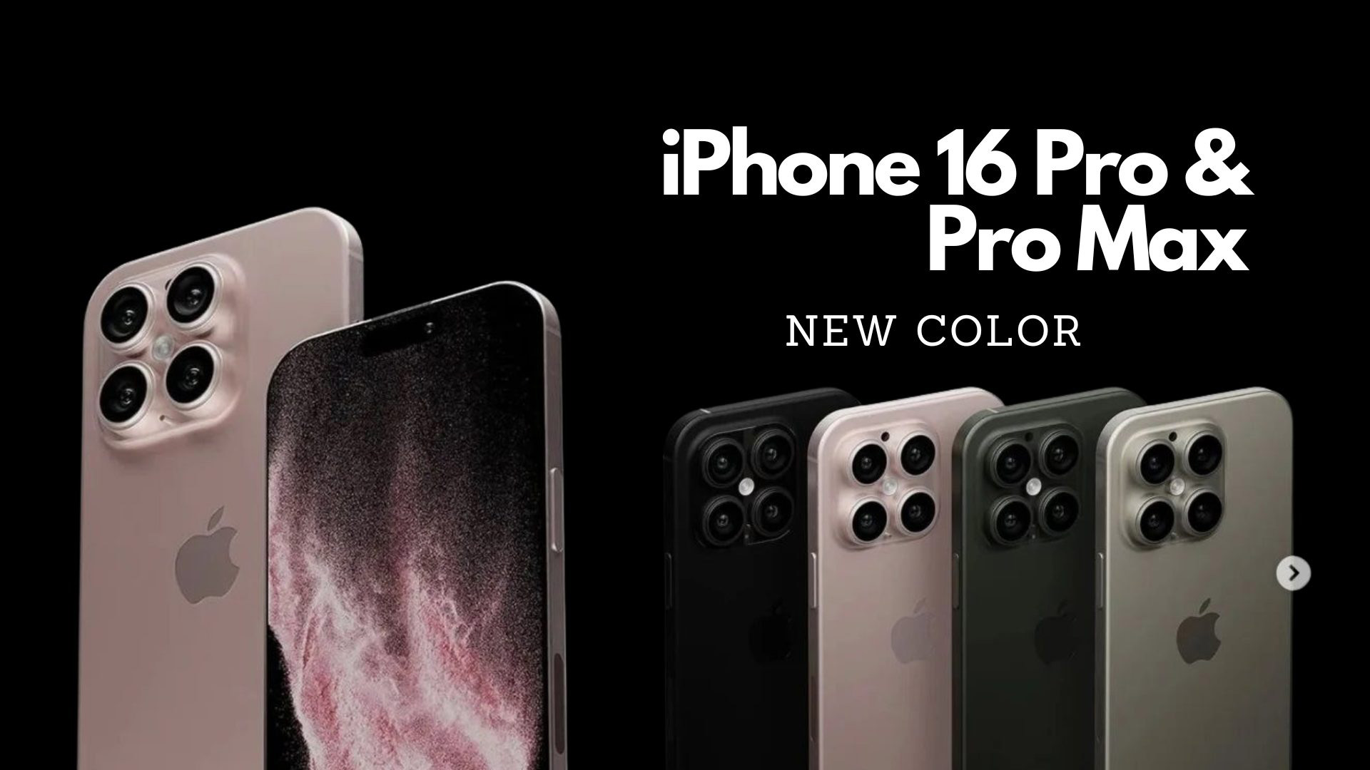 iPhone 16 Pro Max có mấy màu iPhone 16 Pro Max có mấy màu