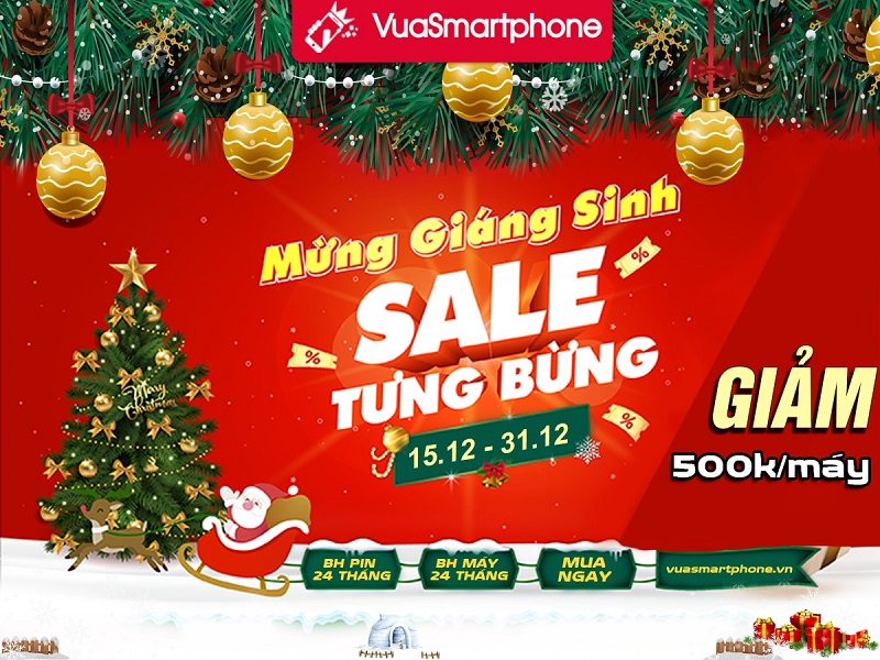 Săn ngay loạt điện thoại iPhone giảm giá Giáng Sinh quá đỉnh