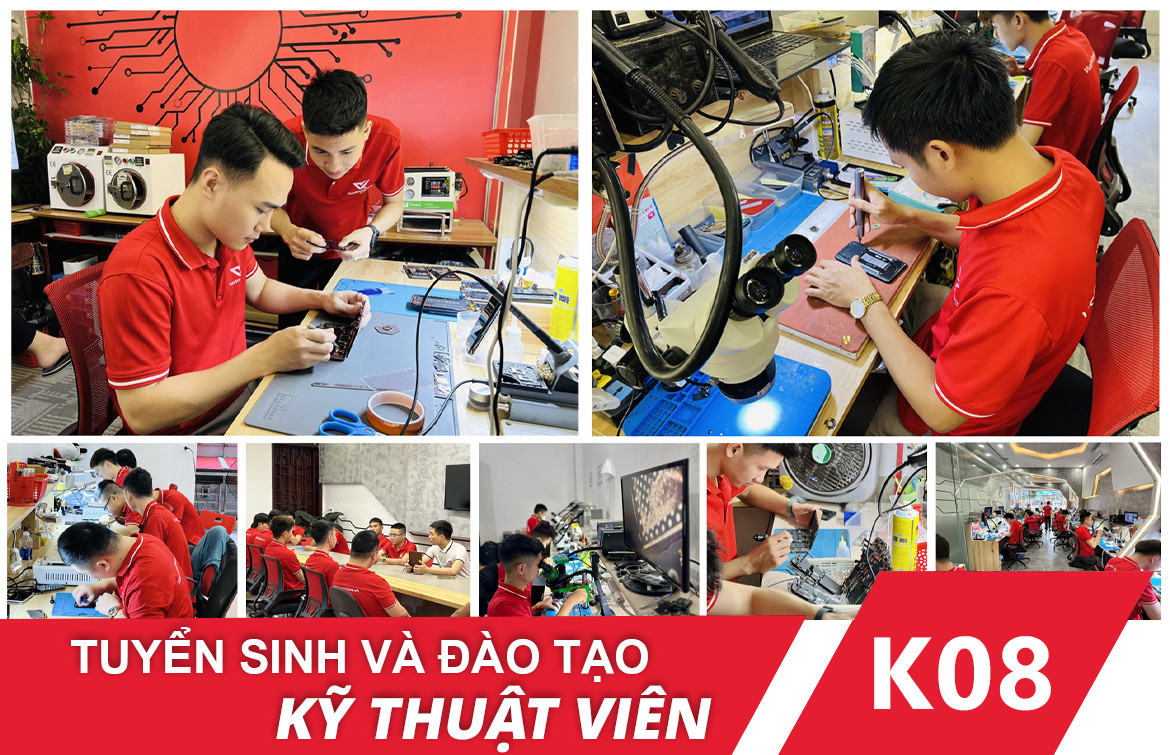 Học sửa điện thoại, đào tạo nghề sửa chữa điện thoại chuyên sâu